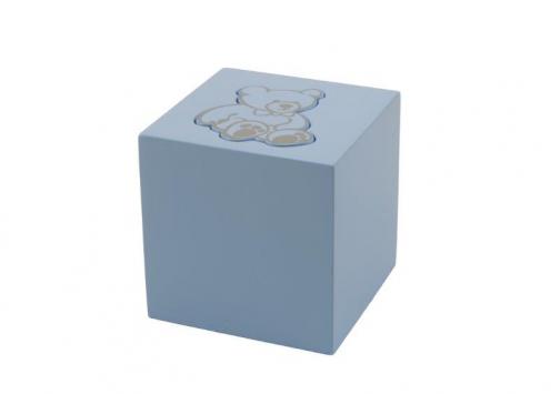 Teddy Bear Box Urn Blue